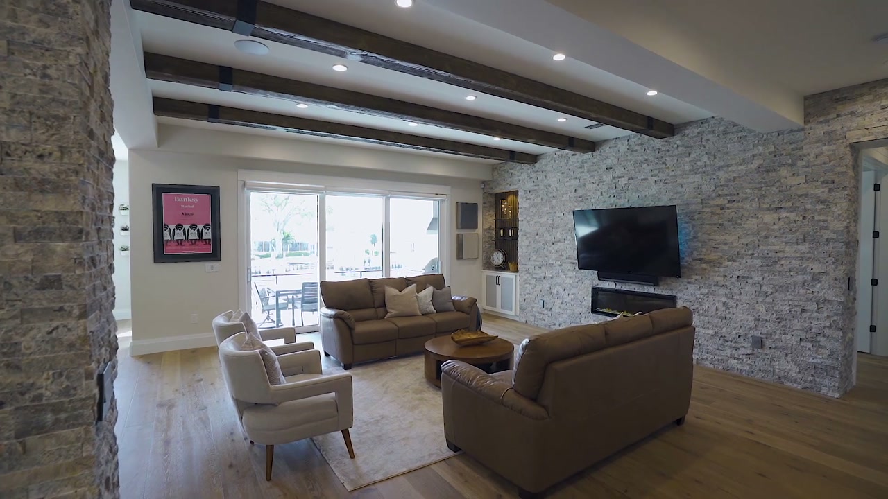 Living room toward bay