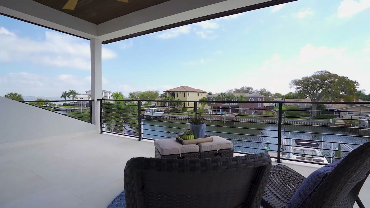 Covered terrace view