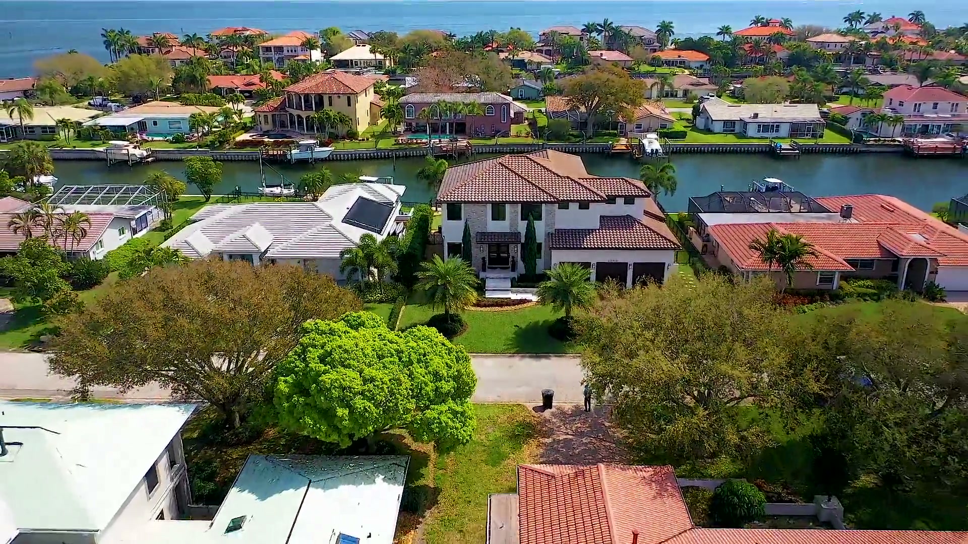 Venetian Isles aerial overview